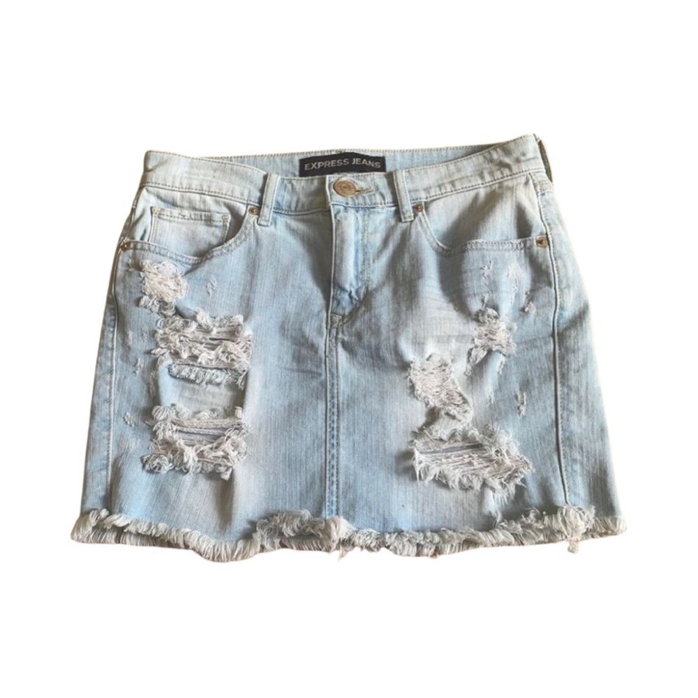 Express Denim Skirt